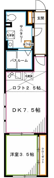 Ｔ&lsquo;sコート 間取り