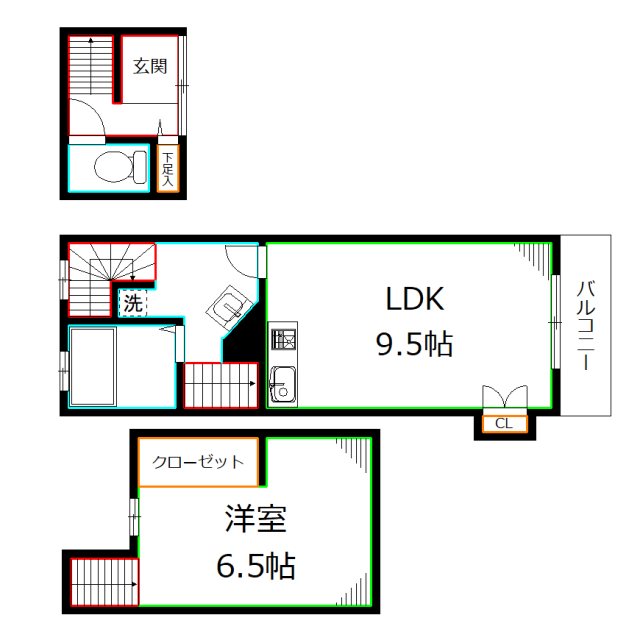 JLBグランエクリュ東小金井 間取り