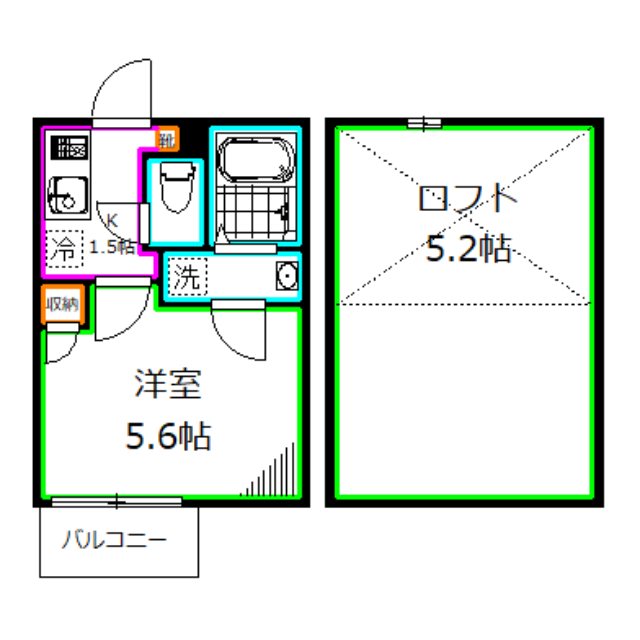 フィオーレ花小金井 間取り
