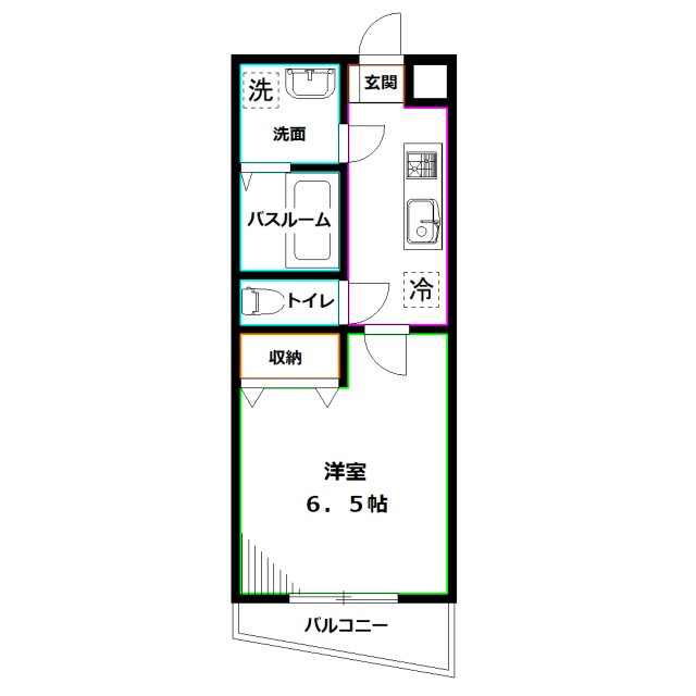 モン・シャトー松庵 間取り