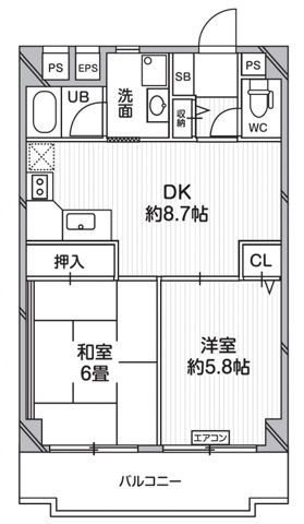 T&rsquo;s　garden一橋学園 間取り