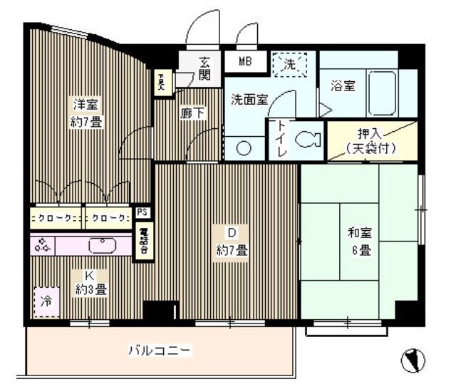 フラテ西荻窪 間取り