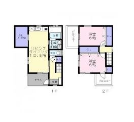 ディライト西荻南（Delight西荻南）A棟  間取り