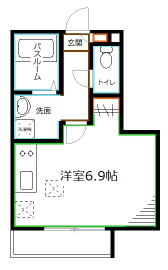 Ｙ&rsquo;ｓＦｌａｔ高円寺 間取り