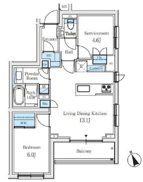 サンウッド吉祥寺南町一丁目 間取り