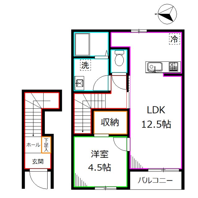 リーブルファイン小平仲町 間取り