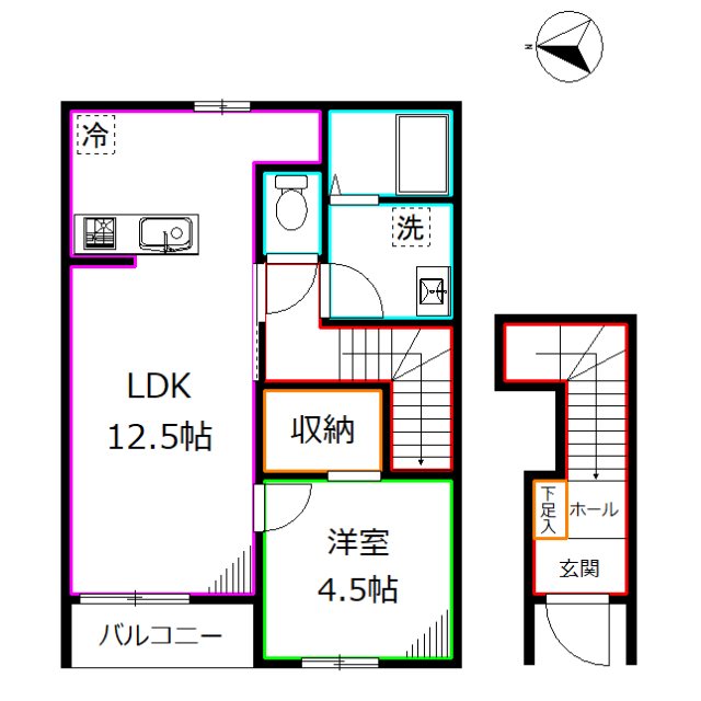 リーブルファイン小平仲町 間取り