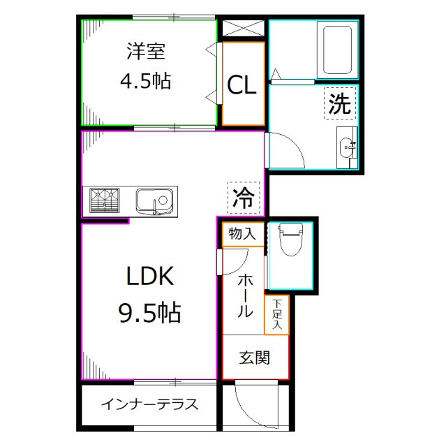 リーブルファイン小平仲町 間取り