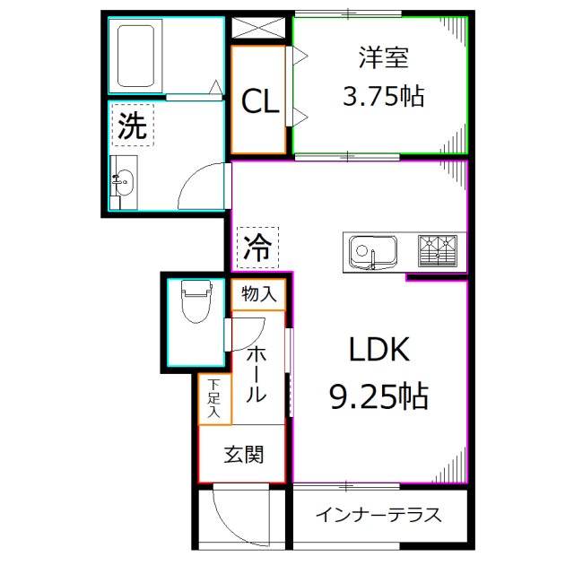 リーブルファイン小平仲町 間取り