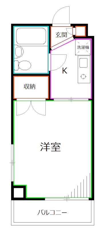 リズ松ヶ丘 間取り