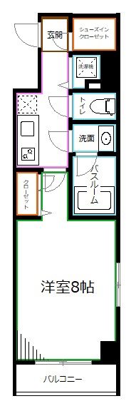エルスタンザ西荻Moderno 間取り
