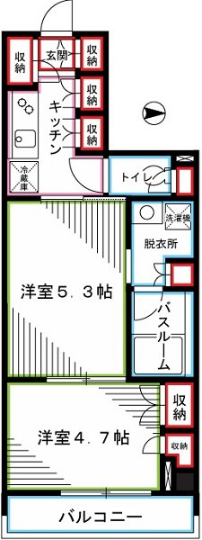 プライムアーバン小金井本町 間取り