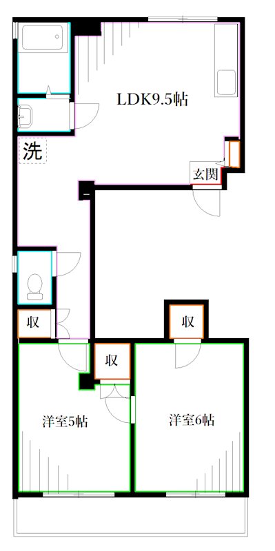 センチュリー三鷹 間取り