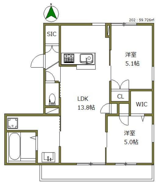 Graceful Residence 間取り