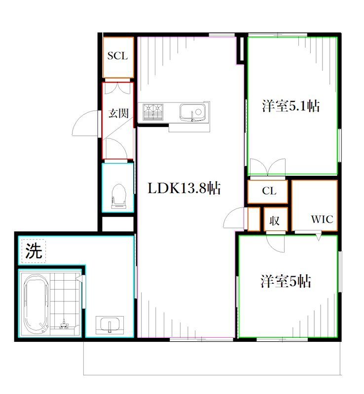 Graceful Residence 間取り