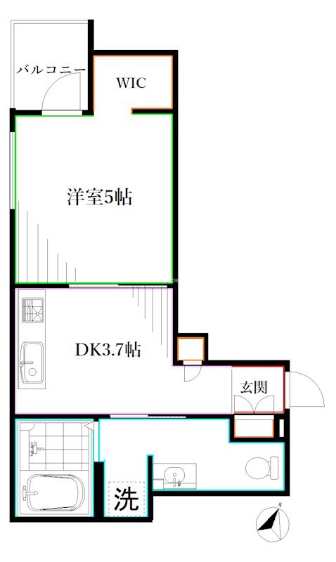ラ・ソラリス 間取り図