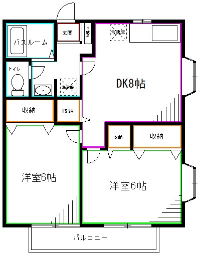 クレッセント 間取り