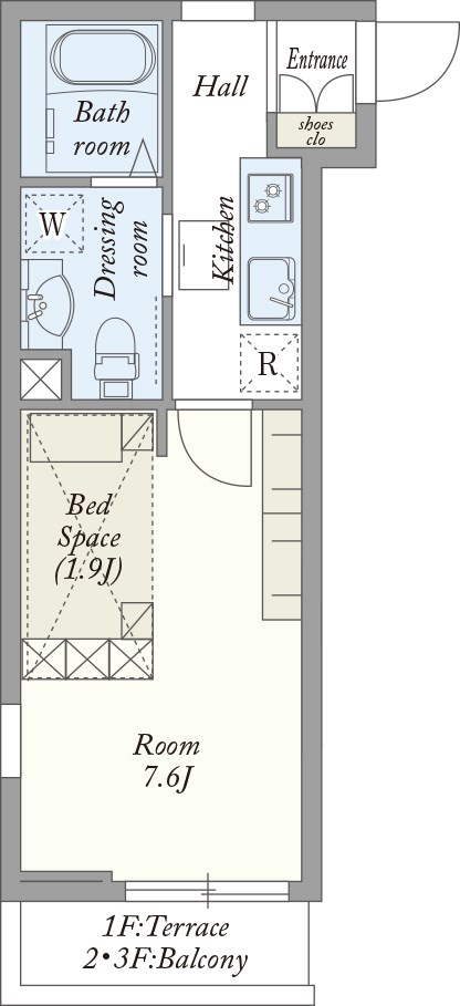 My Style vintage 高円寺 間取り