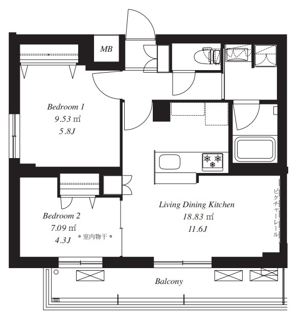 フレンシア下井草 間取り
