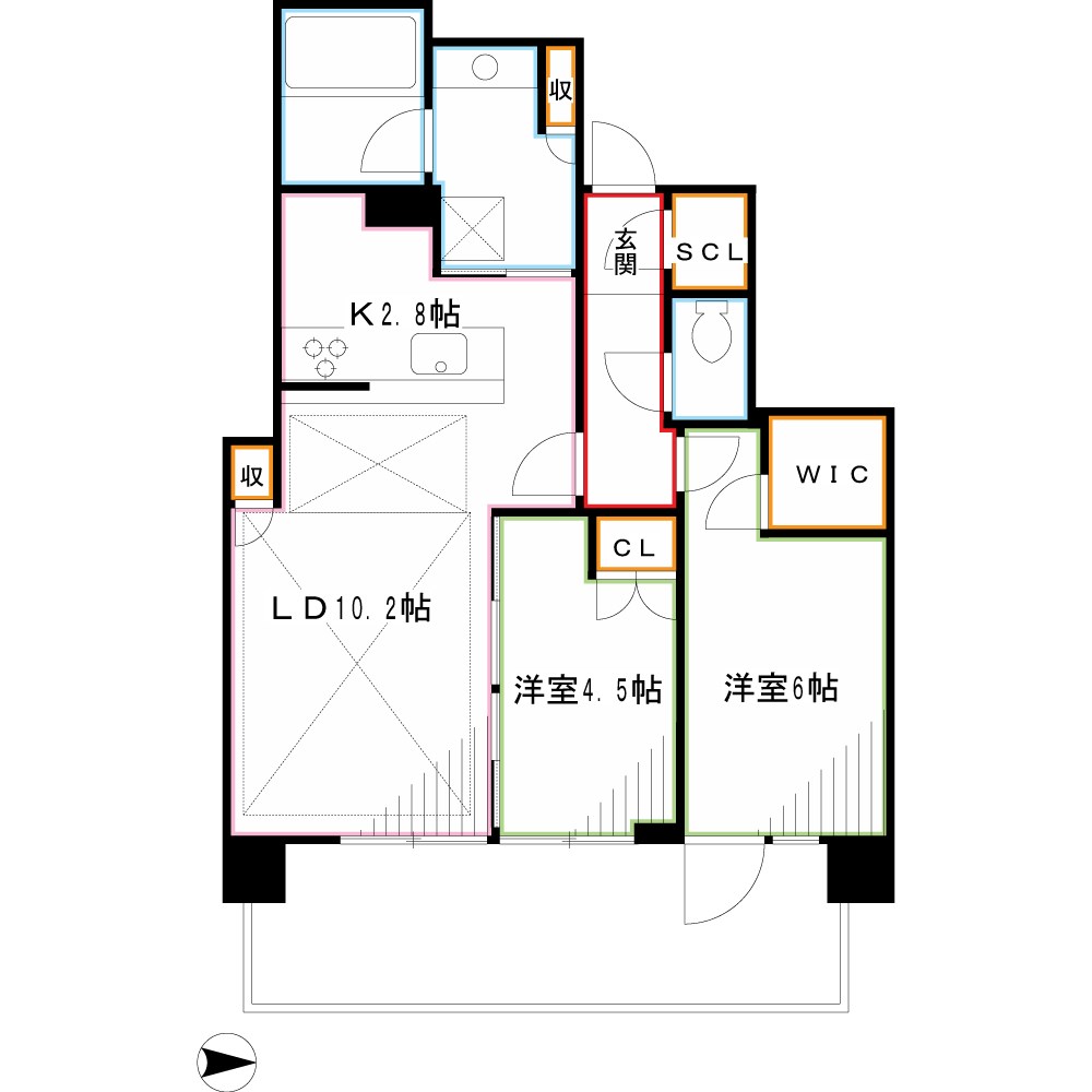 シティタワー国分寺ツインイースト 間取り