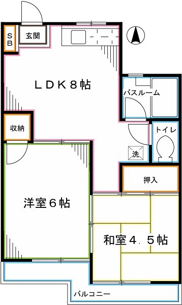 コーポＭ 間取り