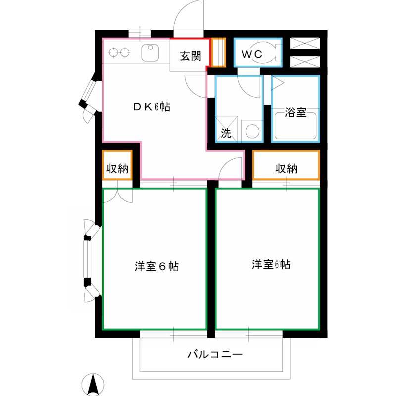 メイプルハイツ 間取り