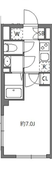 エルファーロ中野坂上 間取り図