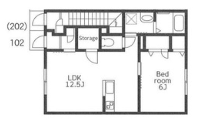 プルームガーデンⅡ   間取り