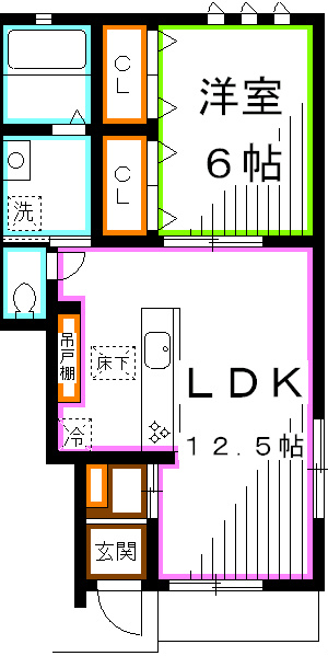 Terrace　Ristoro(テラスリストーロ)  間取り