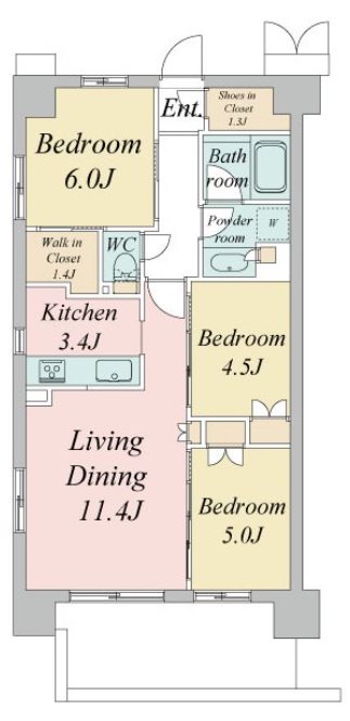 トラープランド蒼麗館 間取り