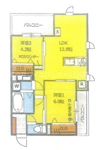 Grand  Hills(グランド　ヒルズ) 間取り