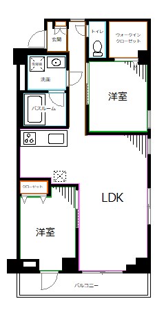 トーハンパールハイツ中野 間取り