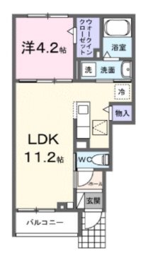 パフュームⅡ 間取り