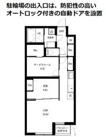 COEUR　BLANC西荻窪 間取り