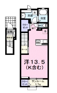 パフュームⅠ 間取り図