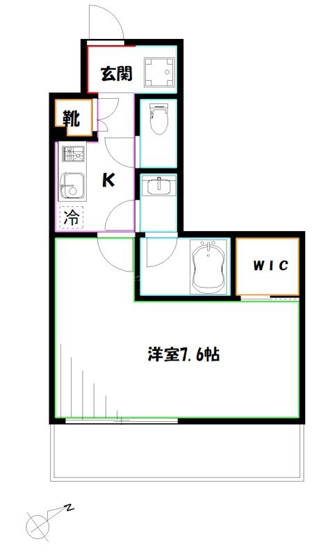 クレイシア三鷹 間取り図
