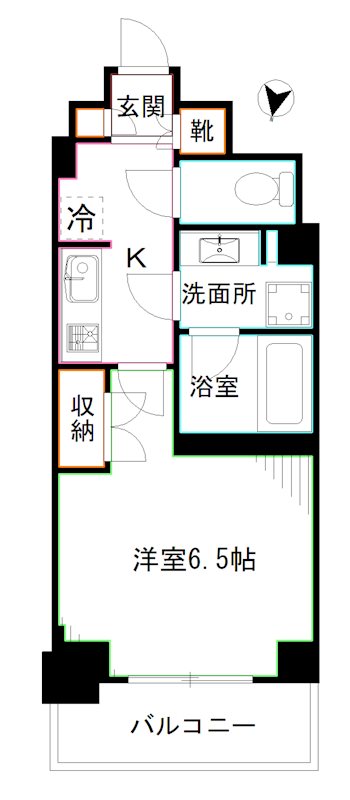 フレンシア高円寺北  間取り図