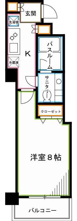 レジディア荻窪Ⅲ 間取り