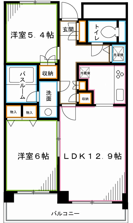 ラフィーネ阿佐谷 間取り図