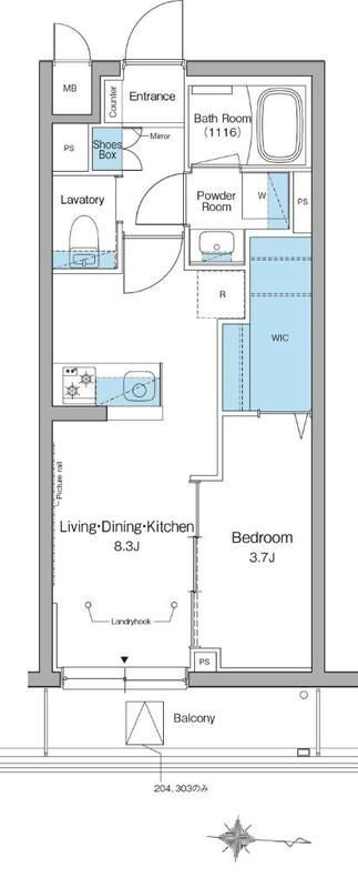 ルフォンリヴェント杉並永福 間取り