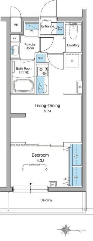 ルフォンリヴェント杉並永福 間取り