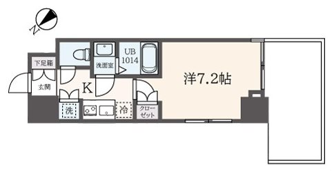 フェルテ中野 間取り