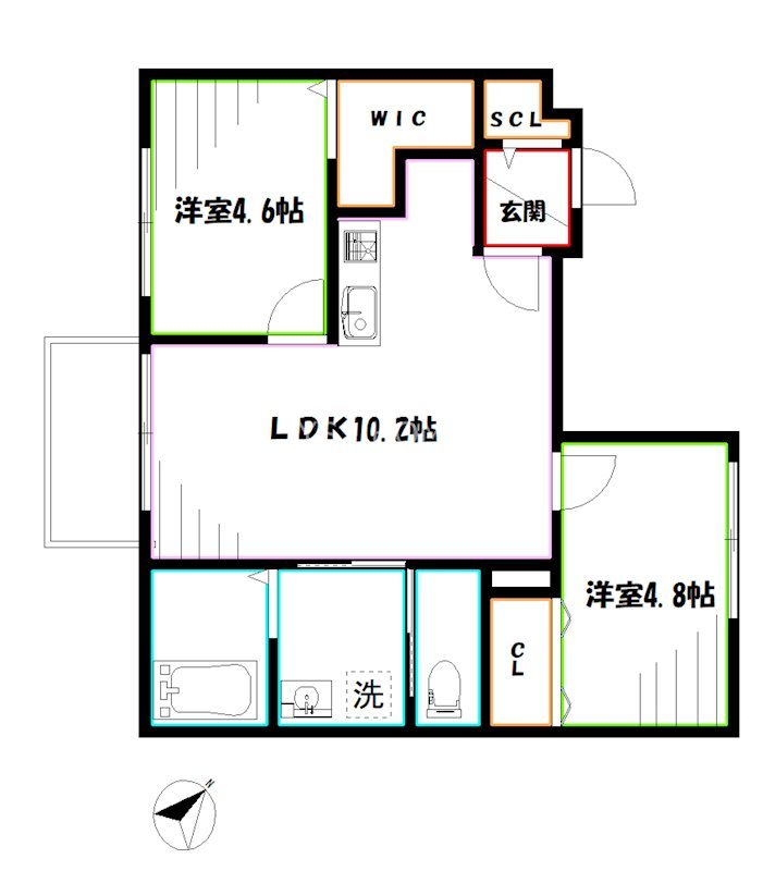 THE　HALE 間取り