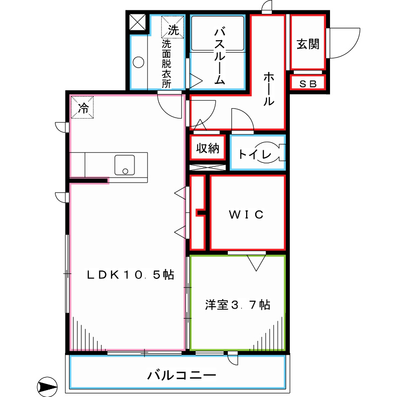 Beau,Belle 間取り