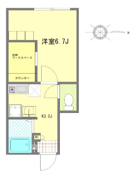 バーミープレイス三鷹 間取り
