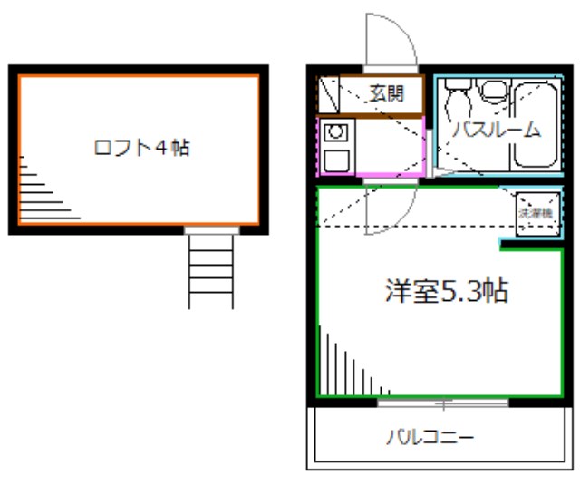 フルハウス中野南台 間取り