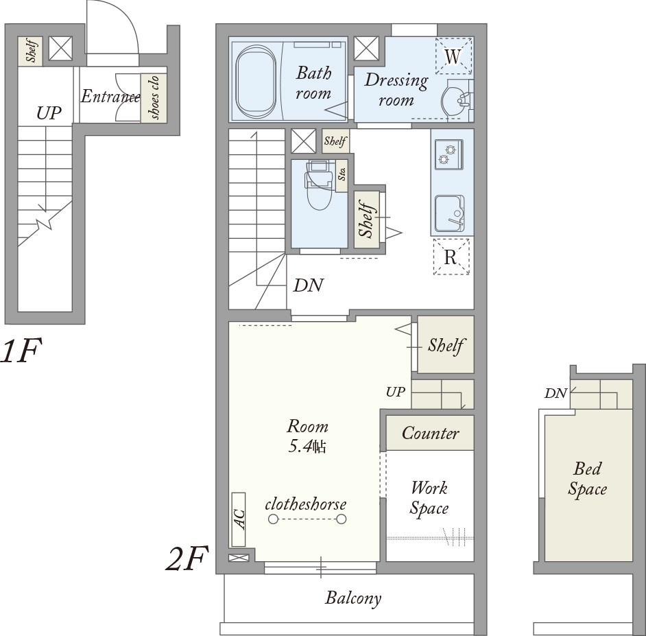 My style vintage南台 間取り