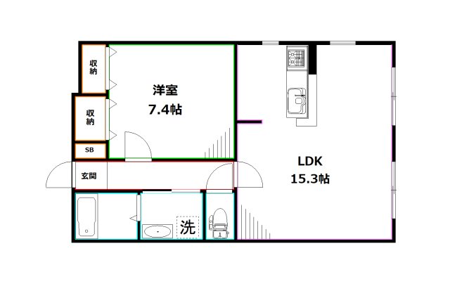 ville吉祥寺  間取り
