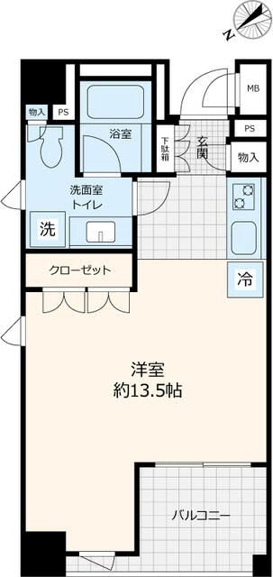 コムロンド吉祥寺 間取り図