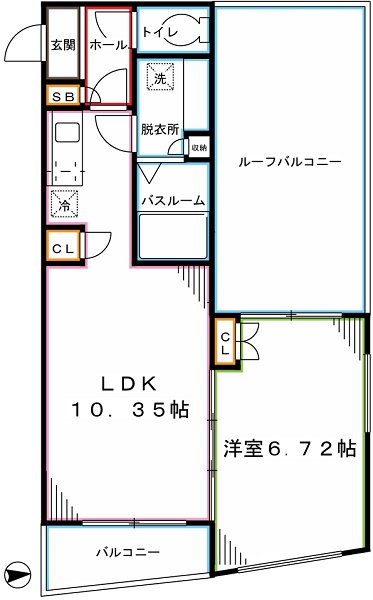 ビバリーホームズ国分寺 間取り